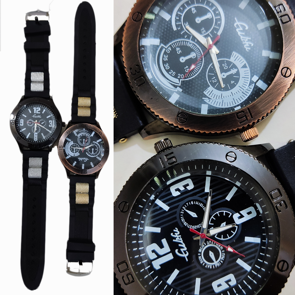 Black Stylish Men Watch Fubfu non brand