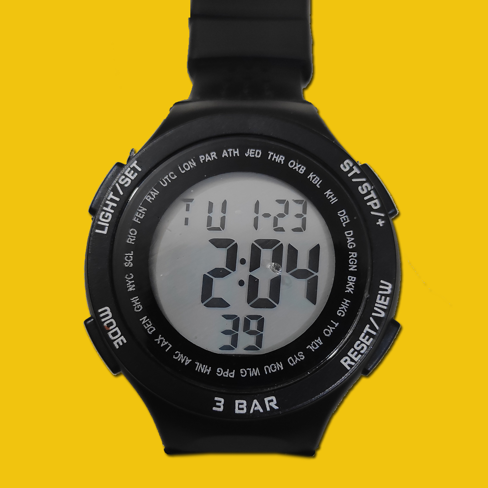 3BAR Digital Watch - For Men