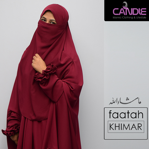 Dubai Cherry (Original) Khimar Borka