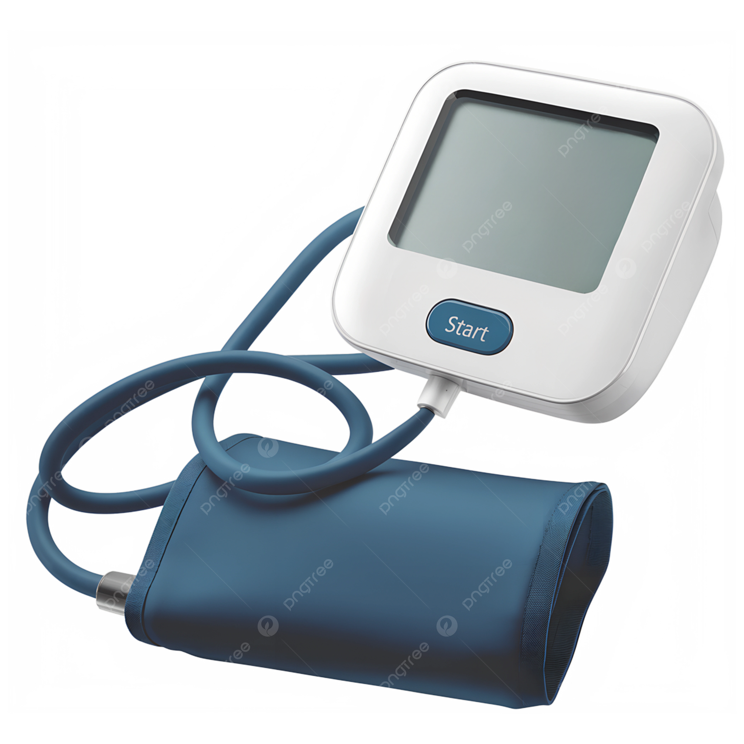 Digital Blood Pressure Monitor For Medical Checkup Healthcare